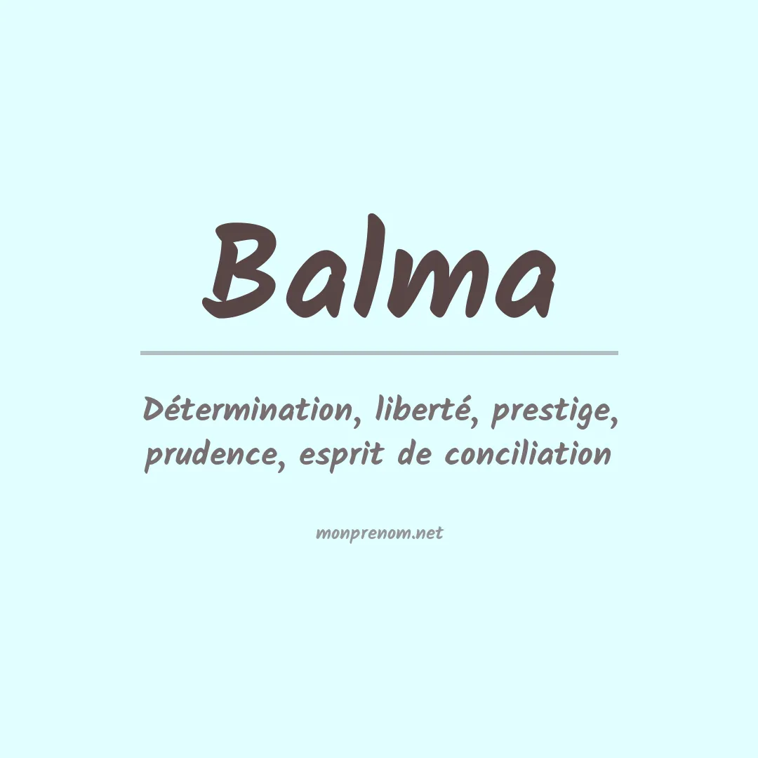 Prénom Balma