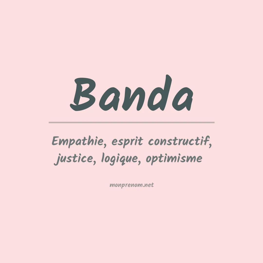 Prénom Banda