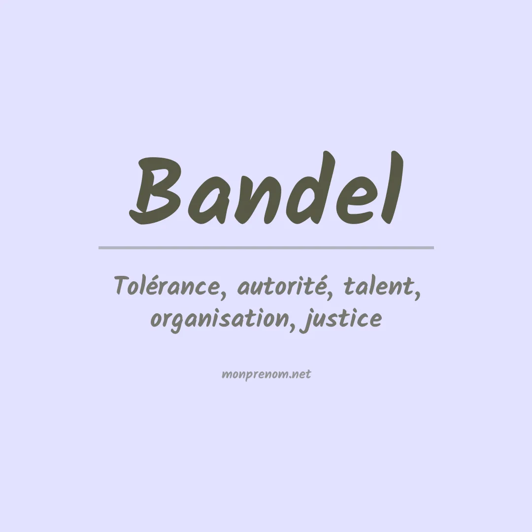 Prénom Bandel