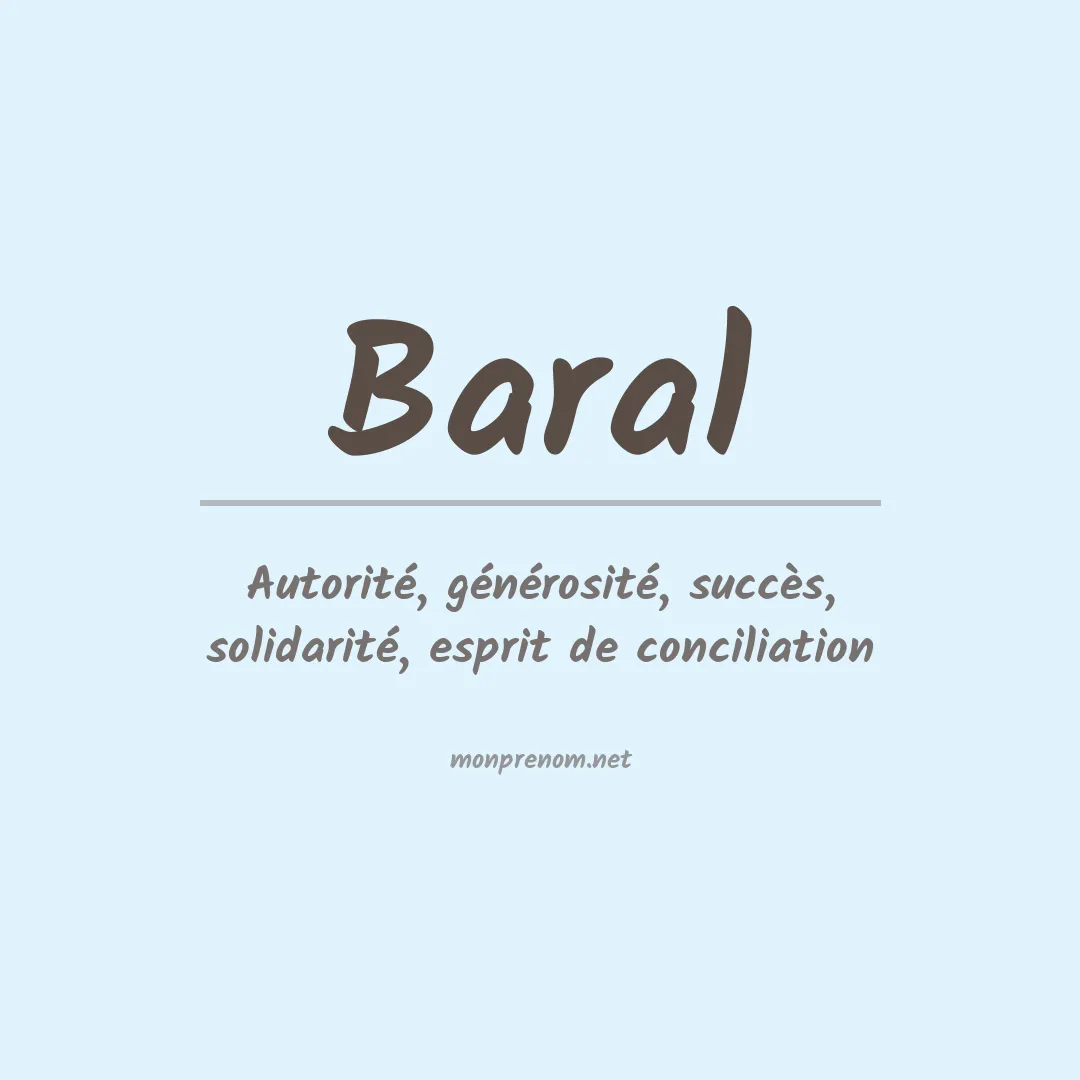 Prénom Baral