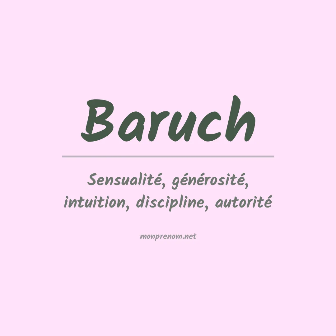 Prénom Baruch