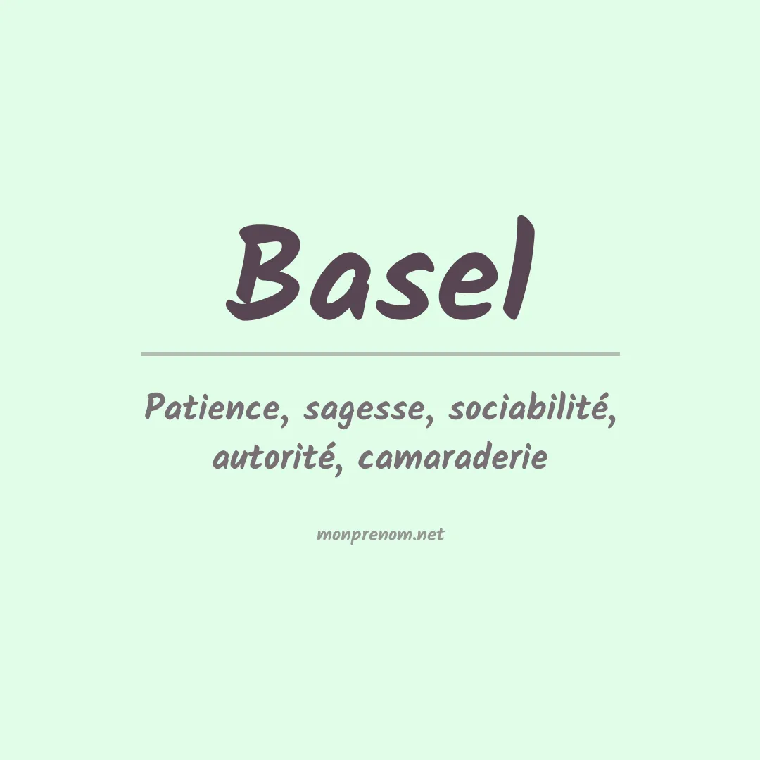 Prénom Basel