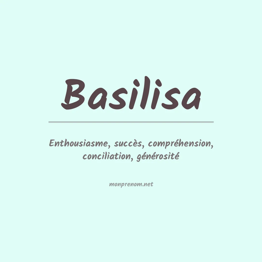 Prénom Basilisa