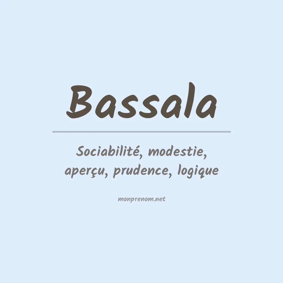 Prénom Bassala