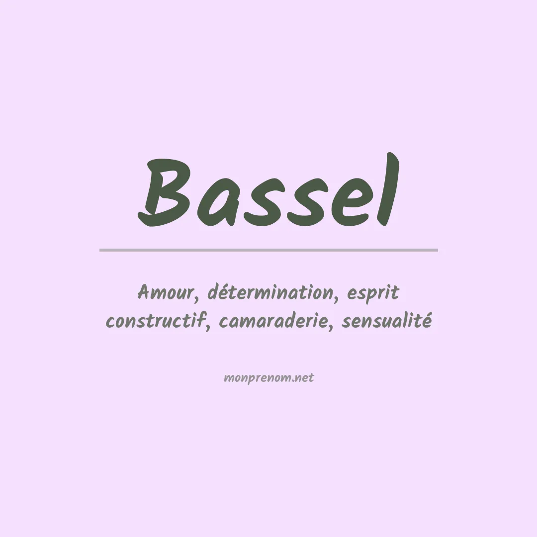 Prénom Bassel