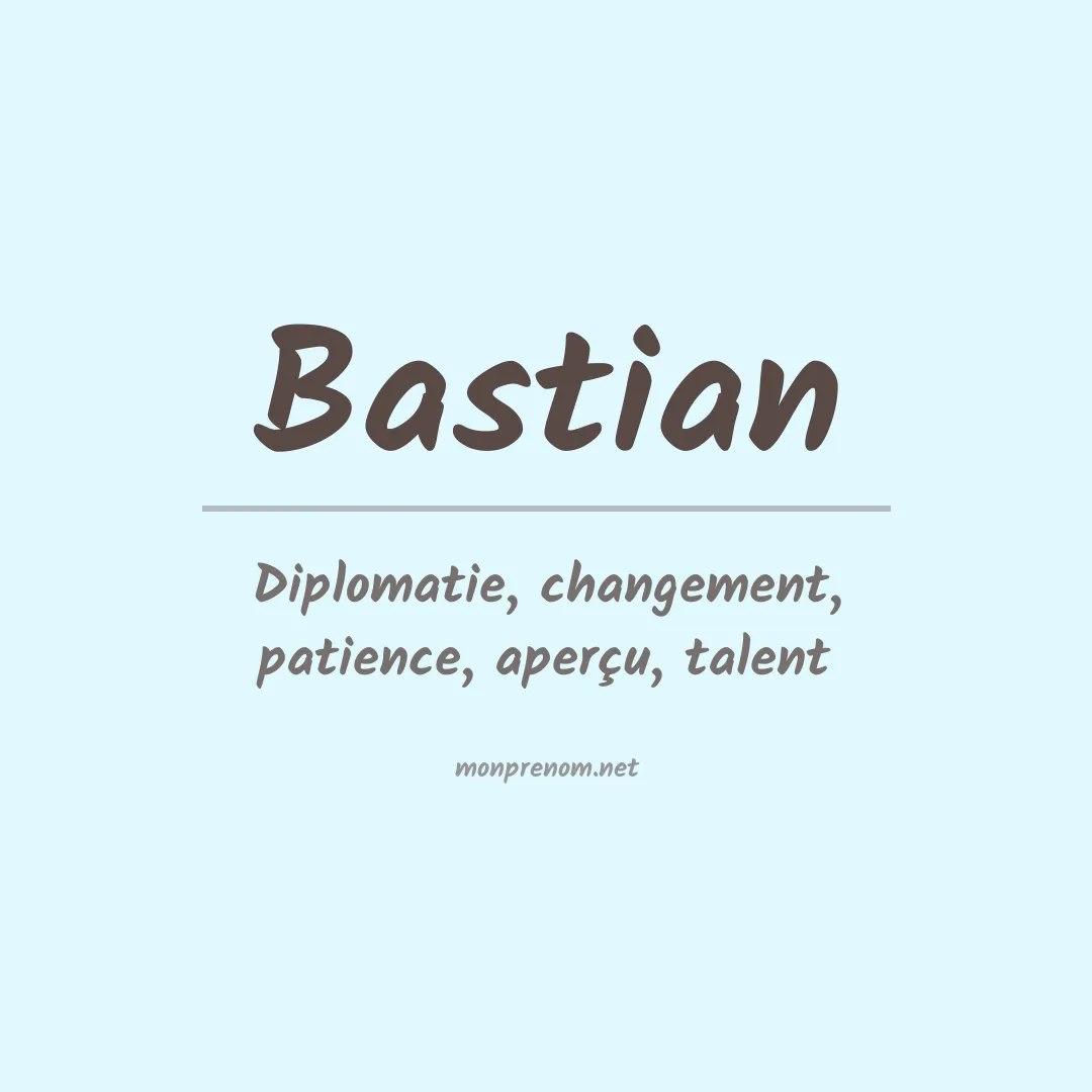 Prénom Bastian
