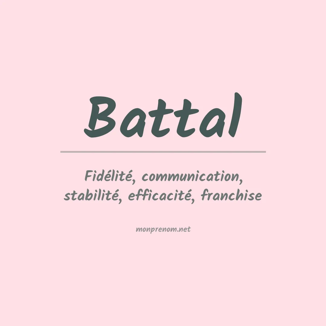 Prénom Battal