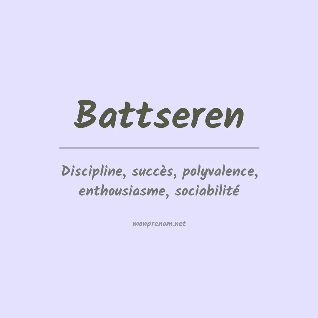Prénom Battseren