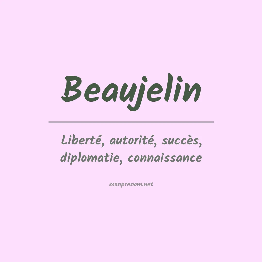 Prénom Beaujelin