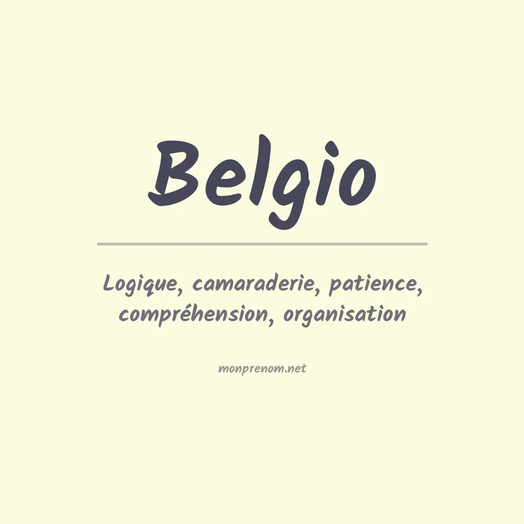 Prénom Belgio