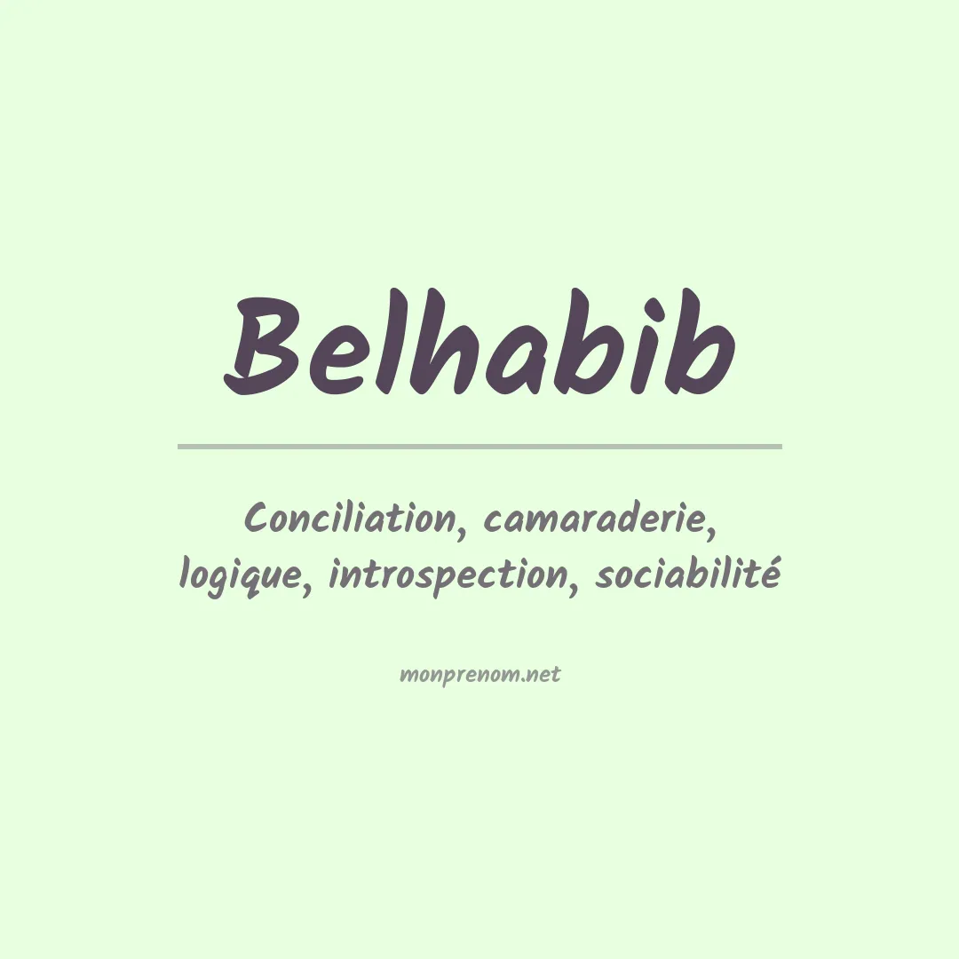 Signification du prénom Belhabib