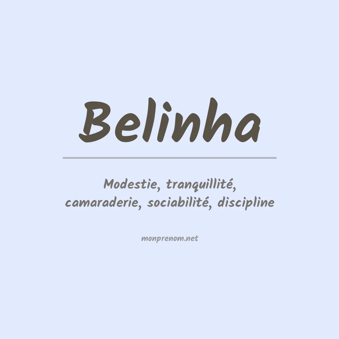 Prénom Belinha