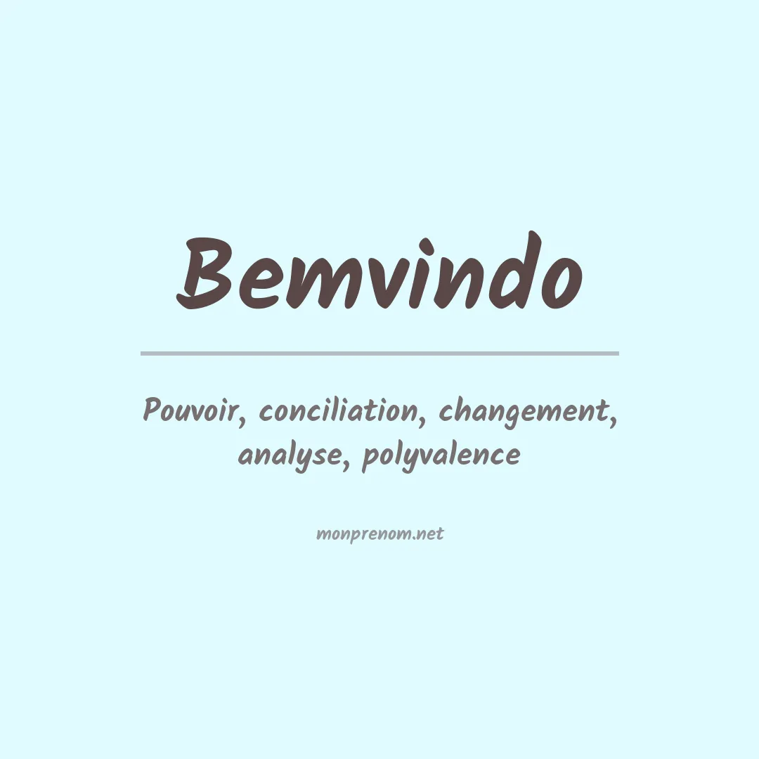 Prénom Bemvindo