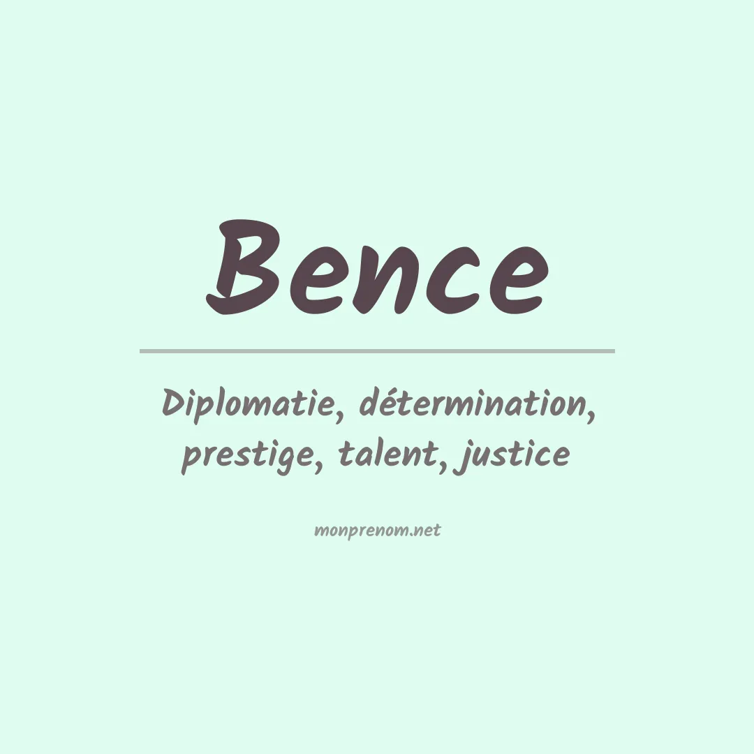 Prénom Bence
