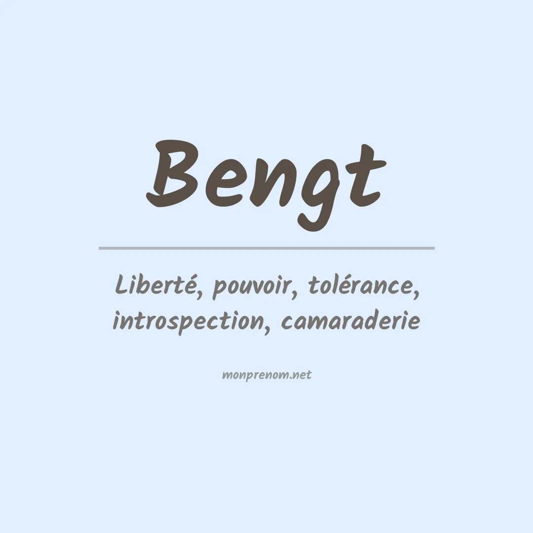Prénom Bengt