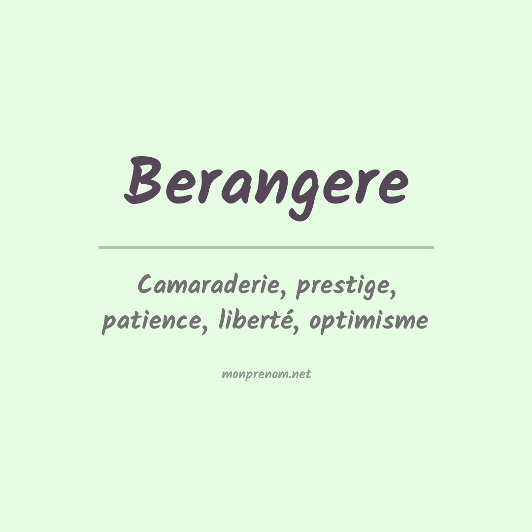 Prénom Berangere