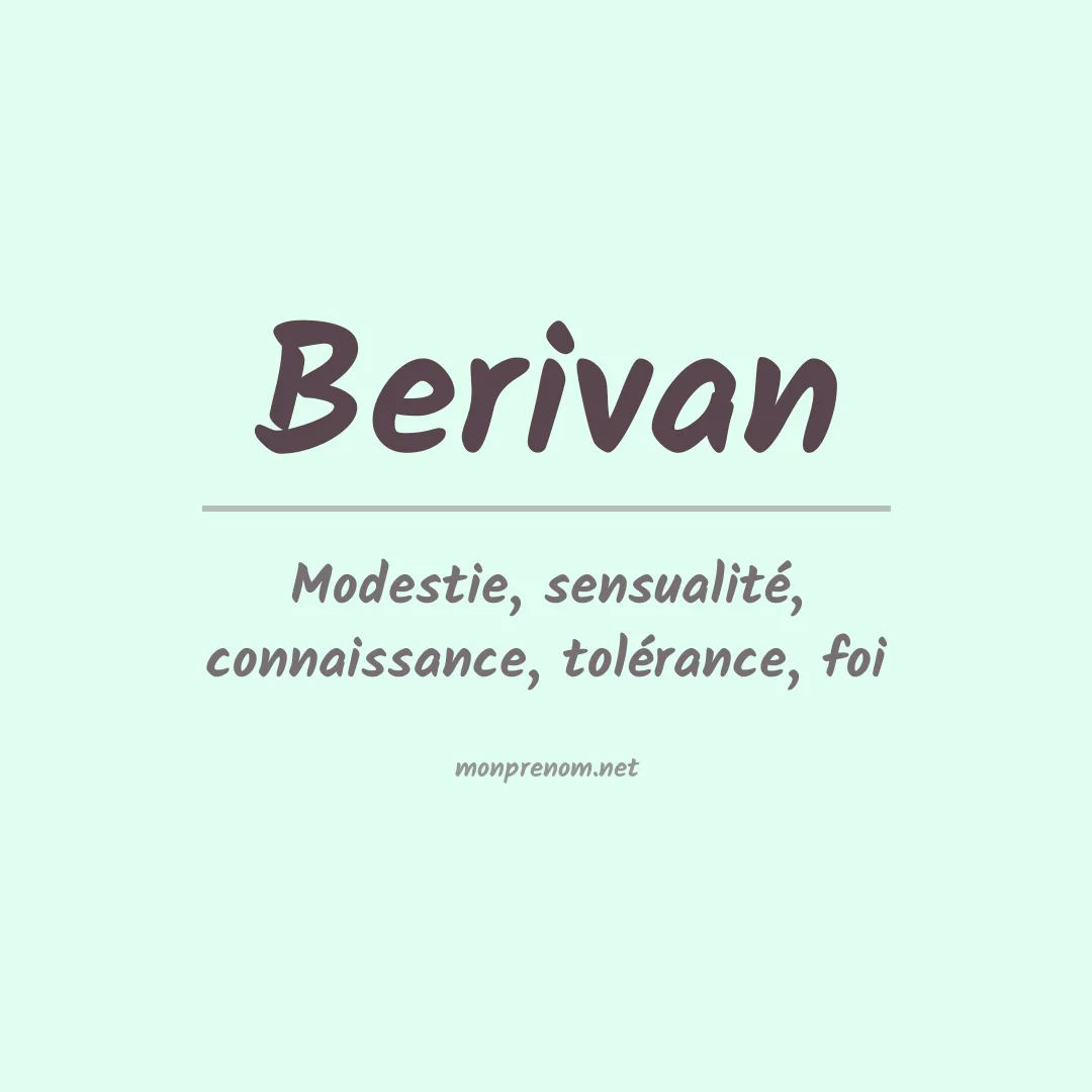 Prénom Berivan