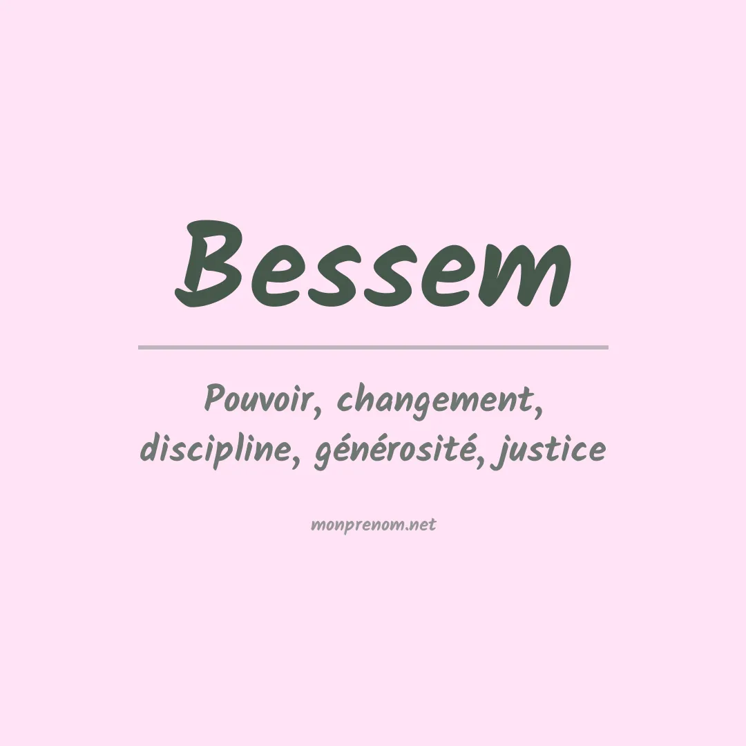 Prénom Bessem