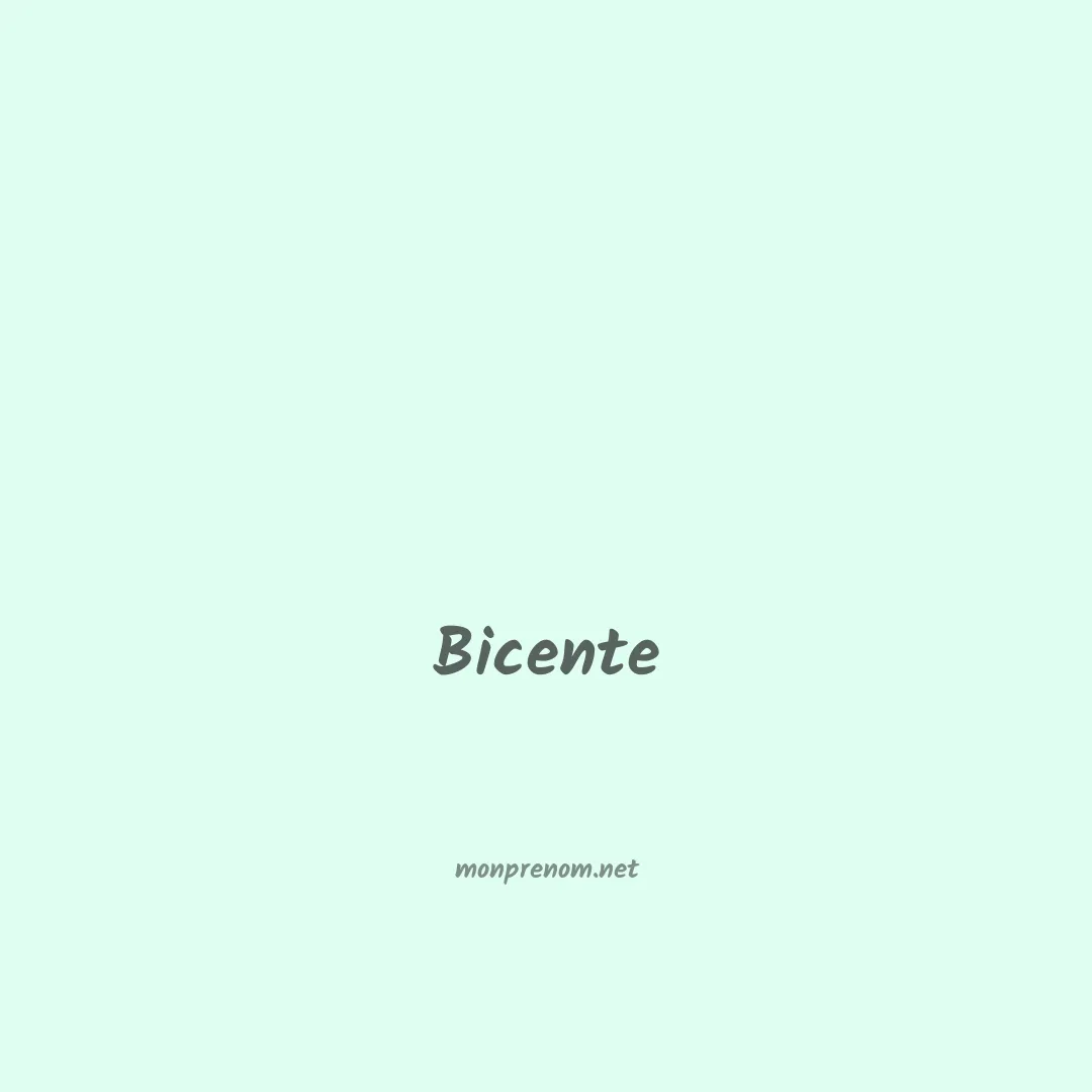 Bicente en chinois