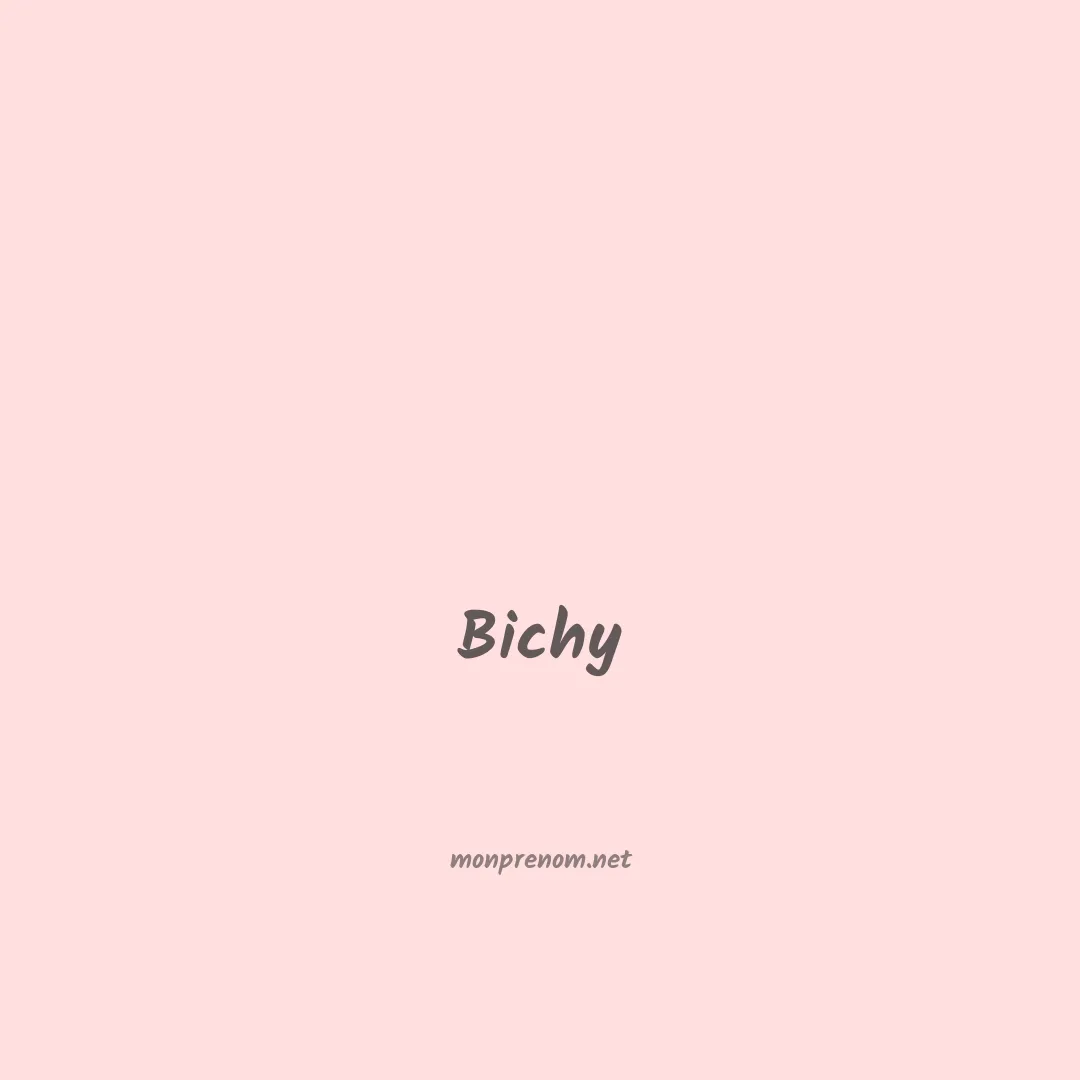 Bichy en chinois