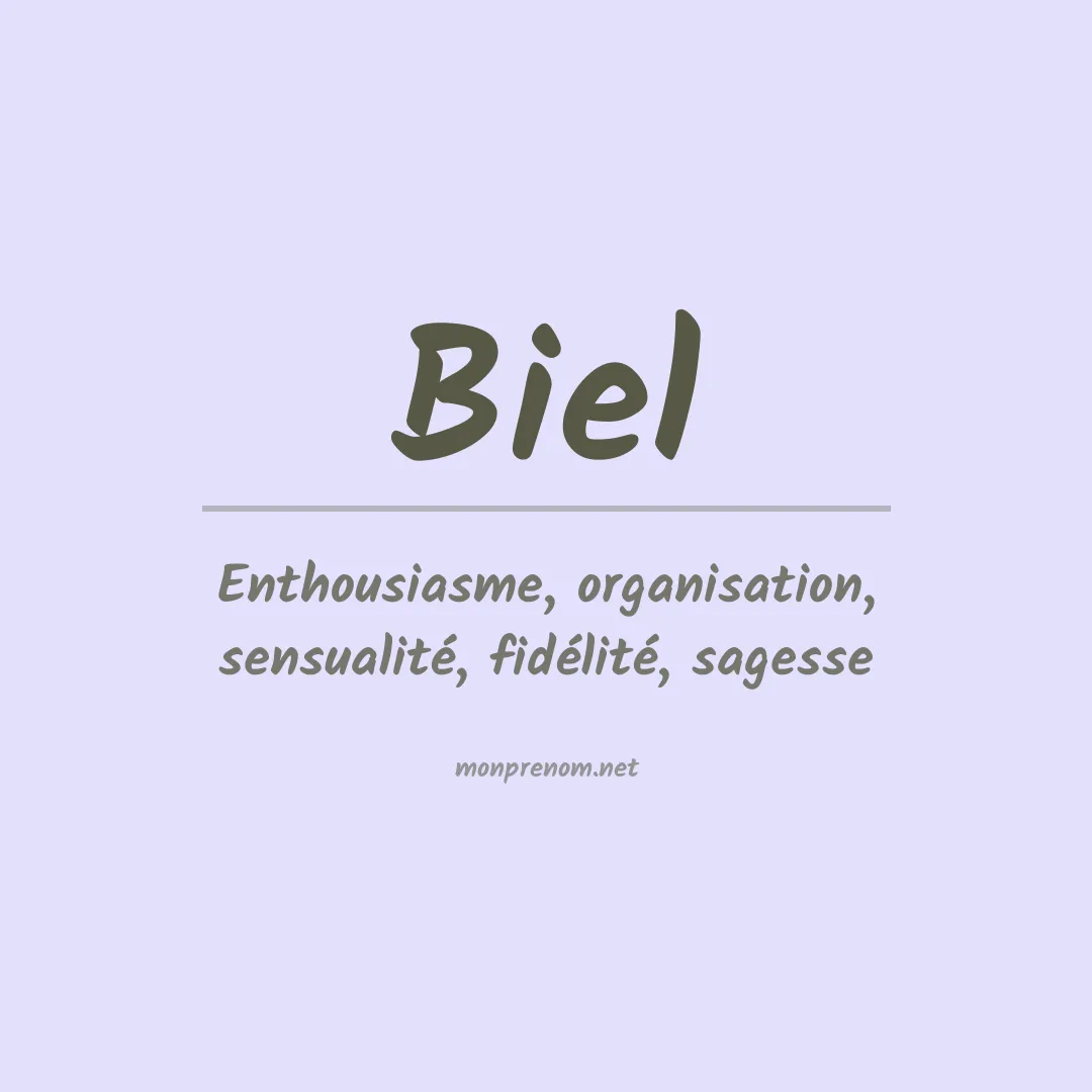 Prénom Biel