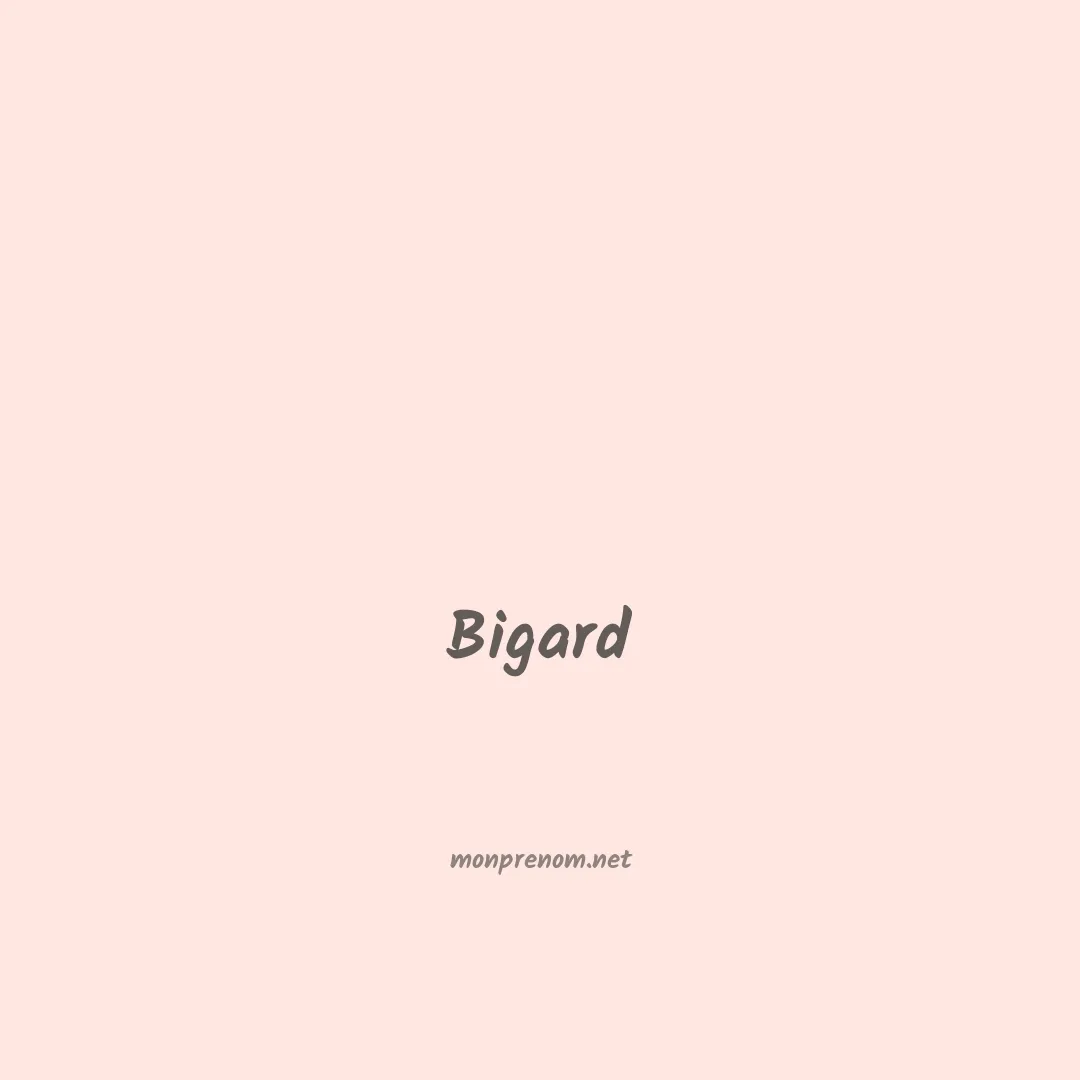 Bigard en chinois