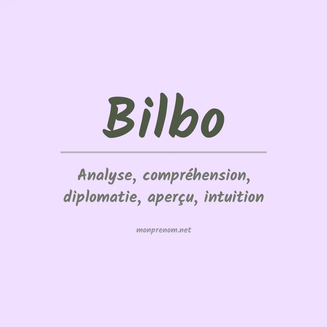 Prénom Bilbo