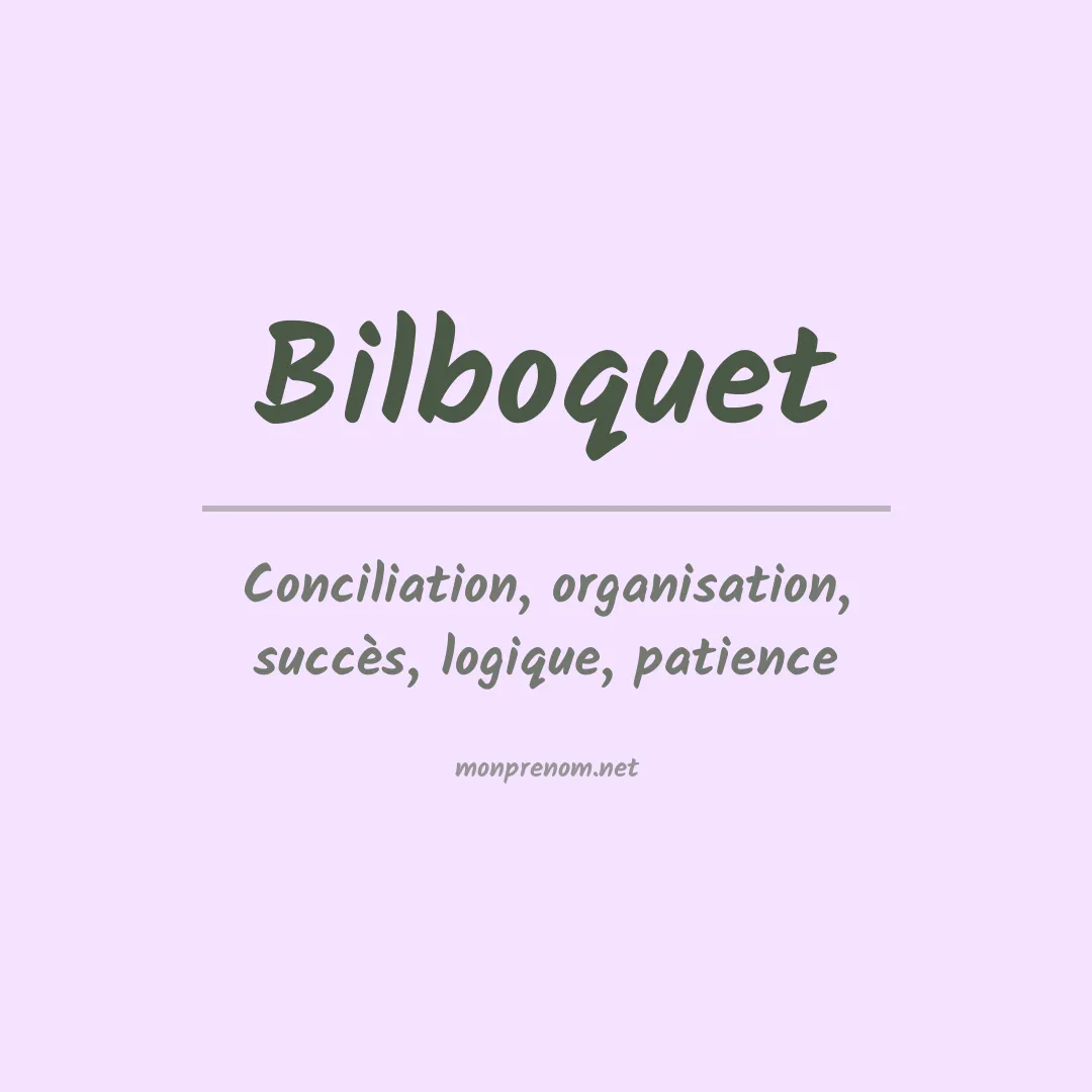Prénom Bilboquet