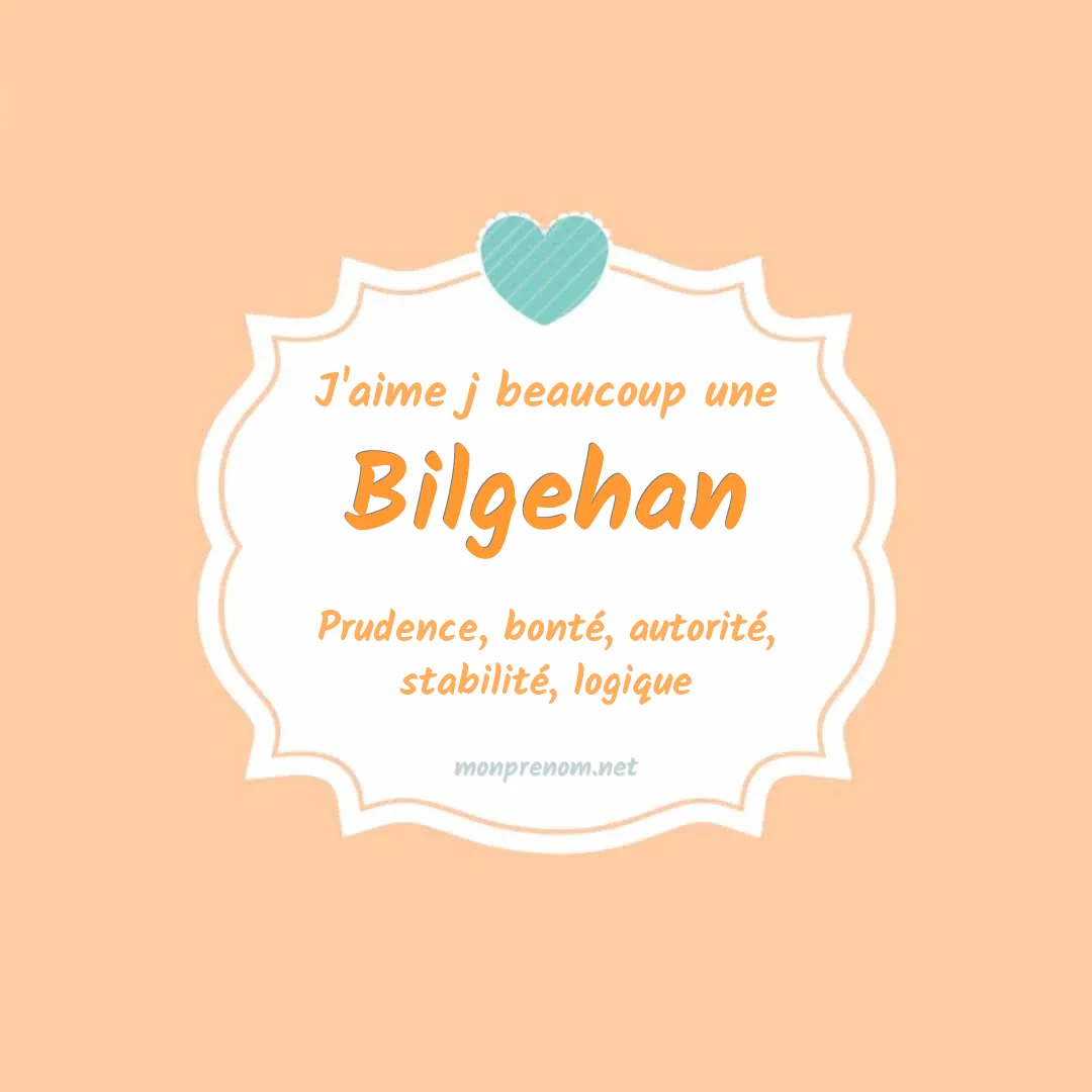 J'aime beaucoup Bilgehan