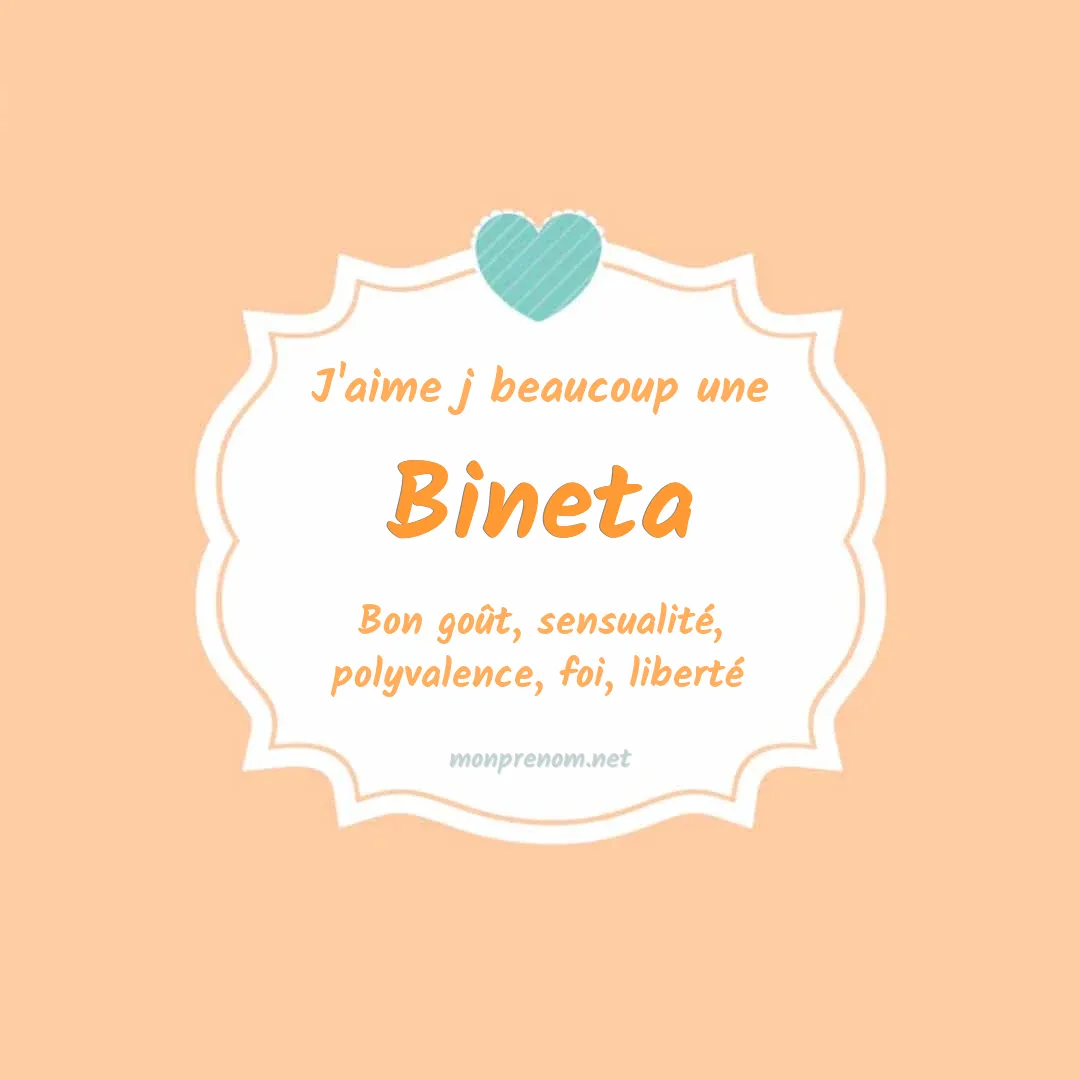 J'aime beaucoup Bineta