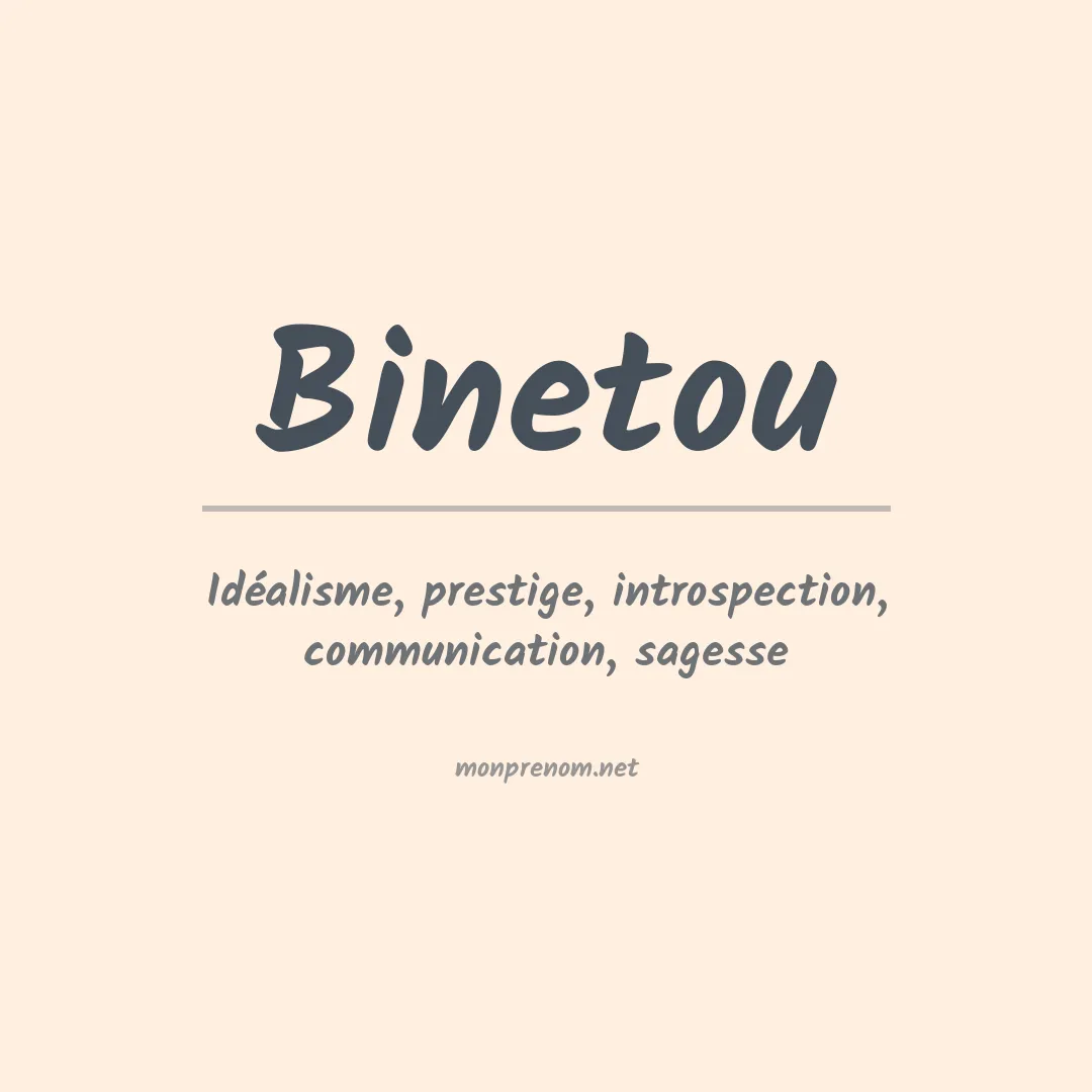 Prénom Binetou