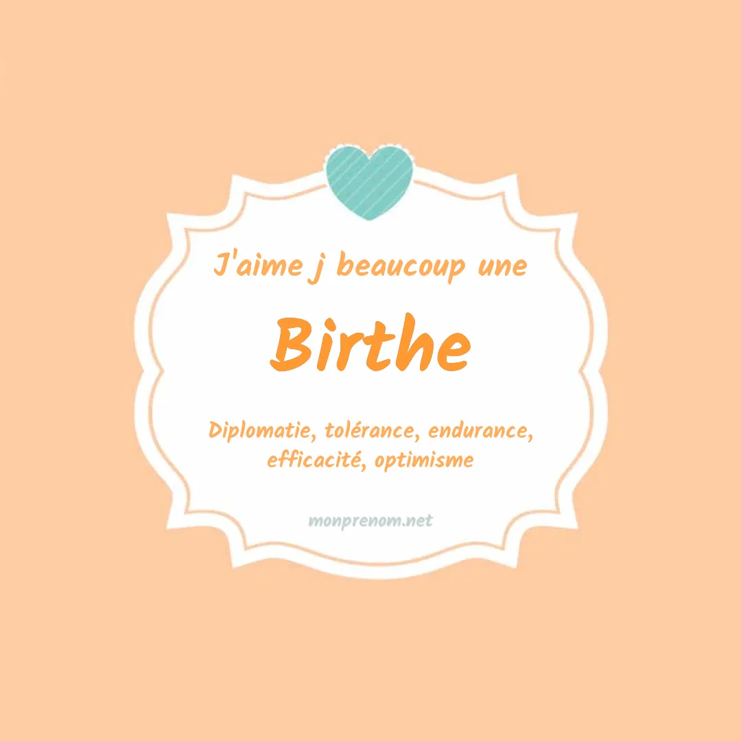J'aime beaucoup Birthe
