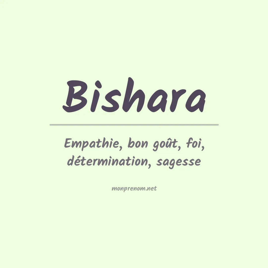 Prénom Bishara