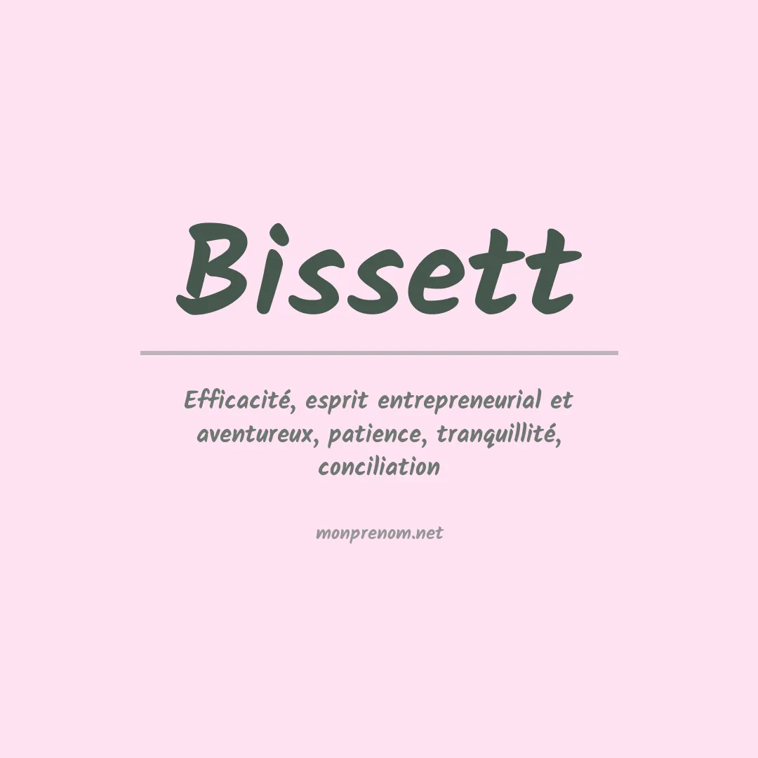 Prénom Bissett