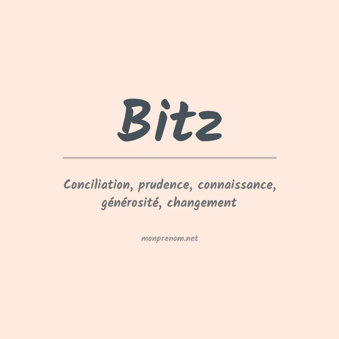Prénom Bitz