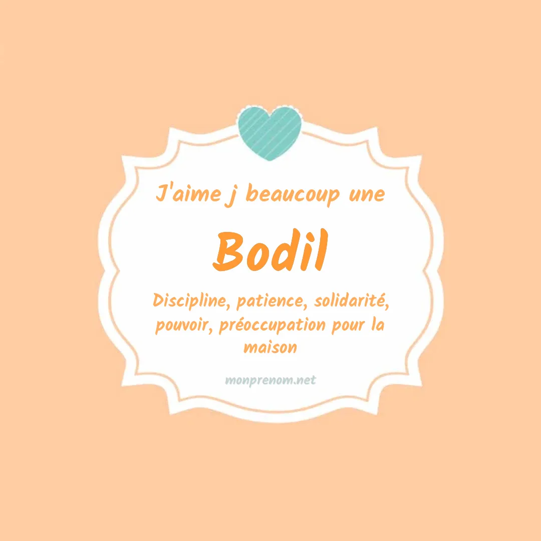J'aime beaucoup Bodil