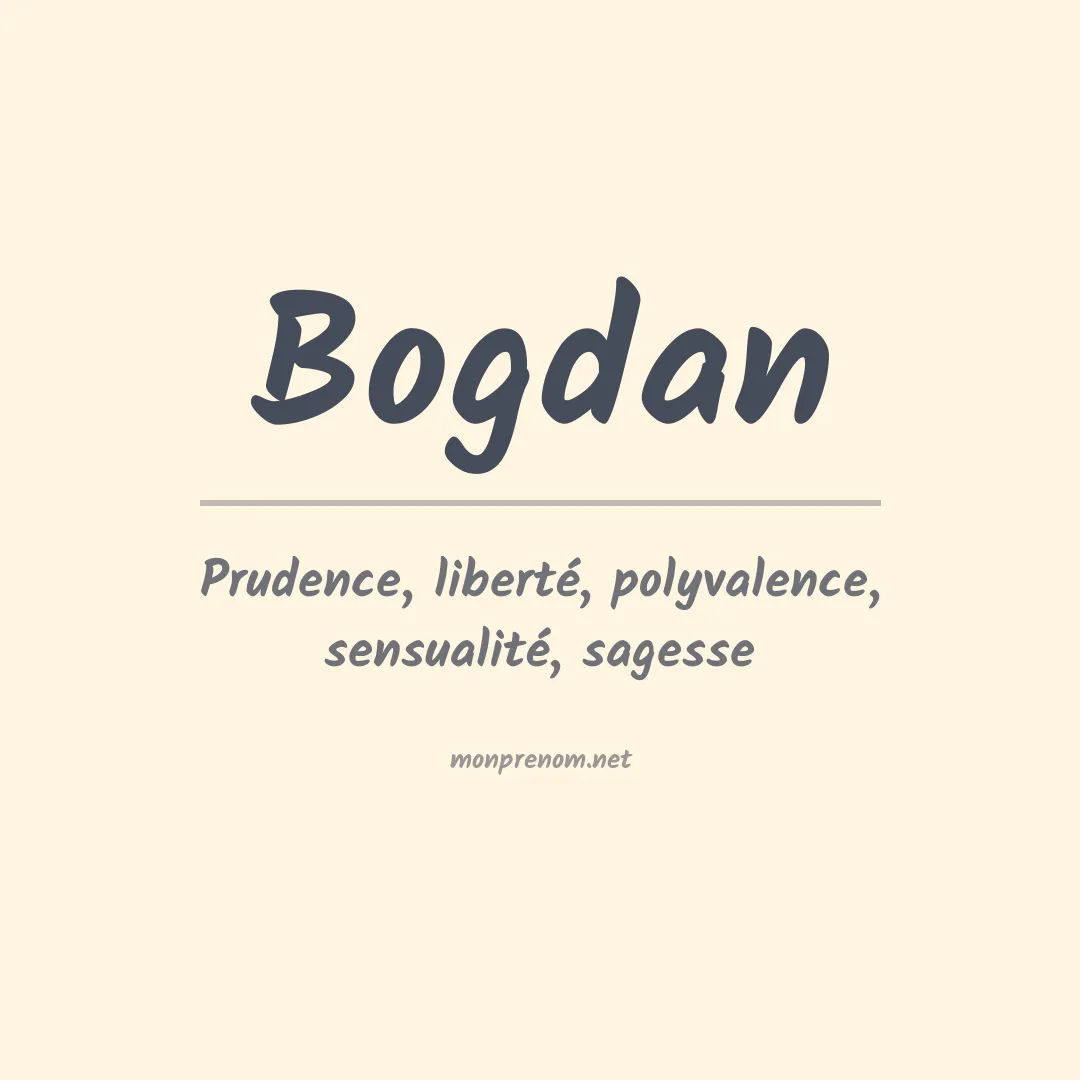 Prénom Bogdan