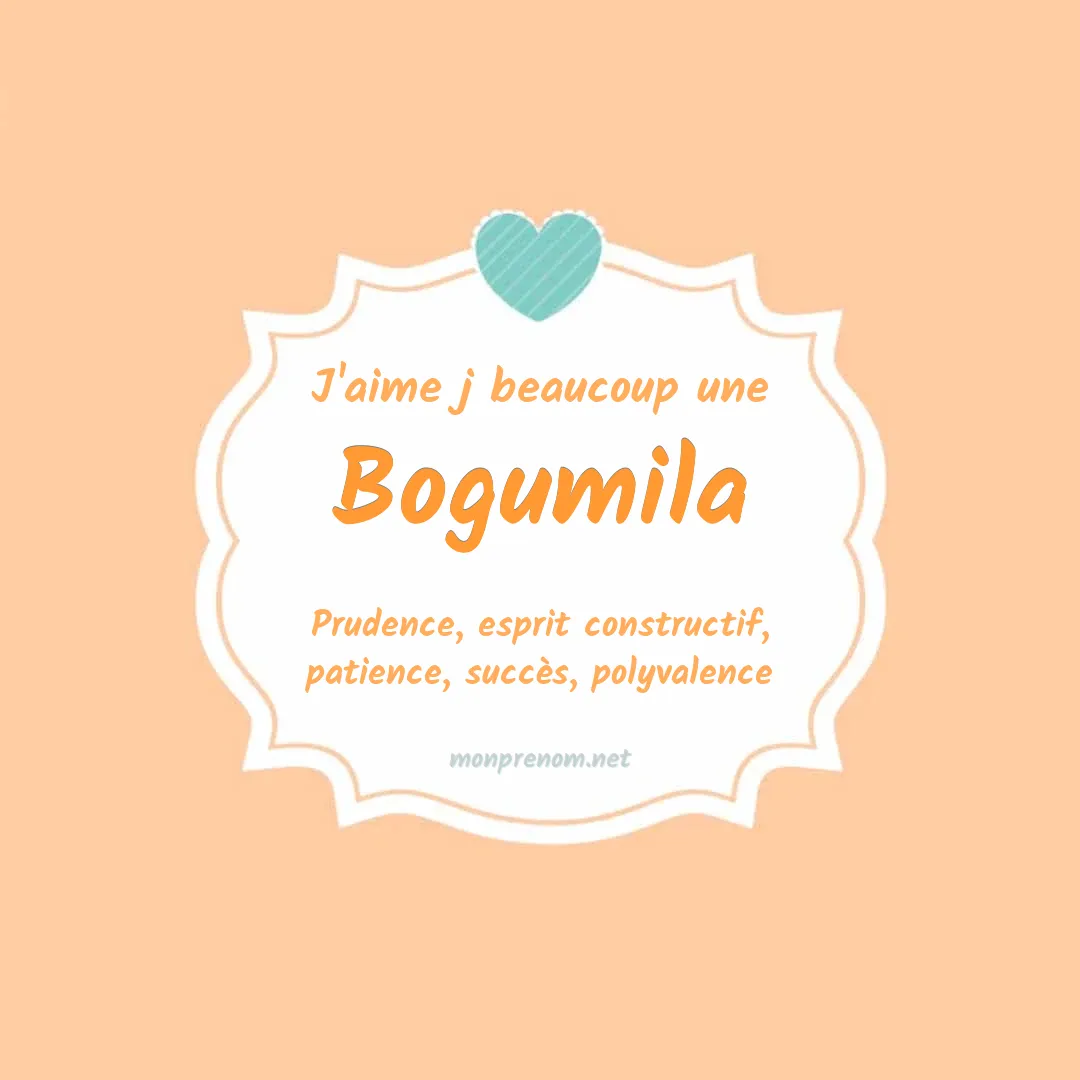 J'aime beaucoup Bogumila