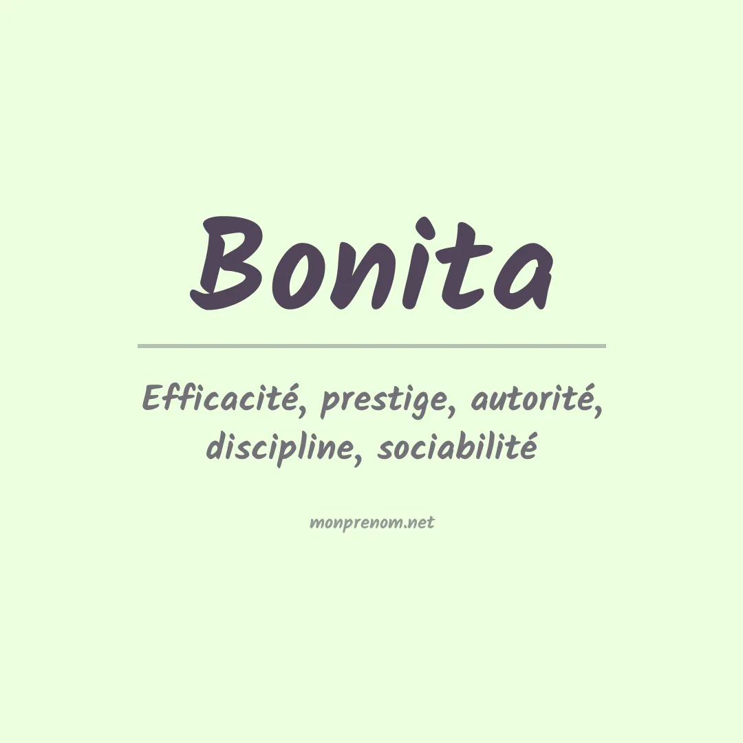 Prénom Bonita