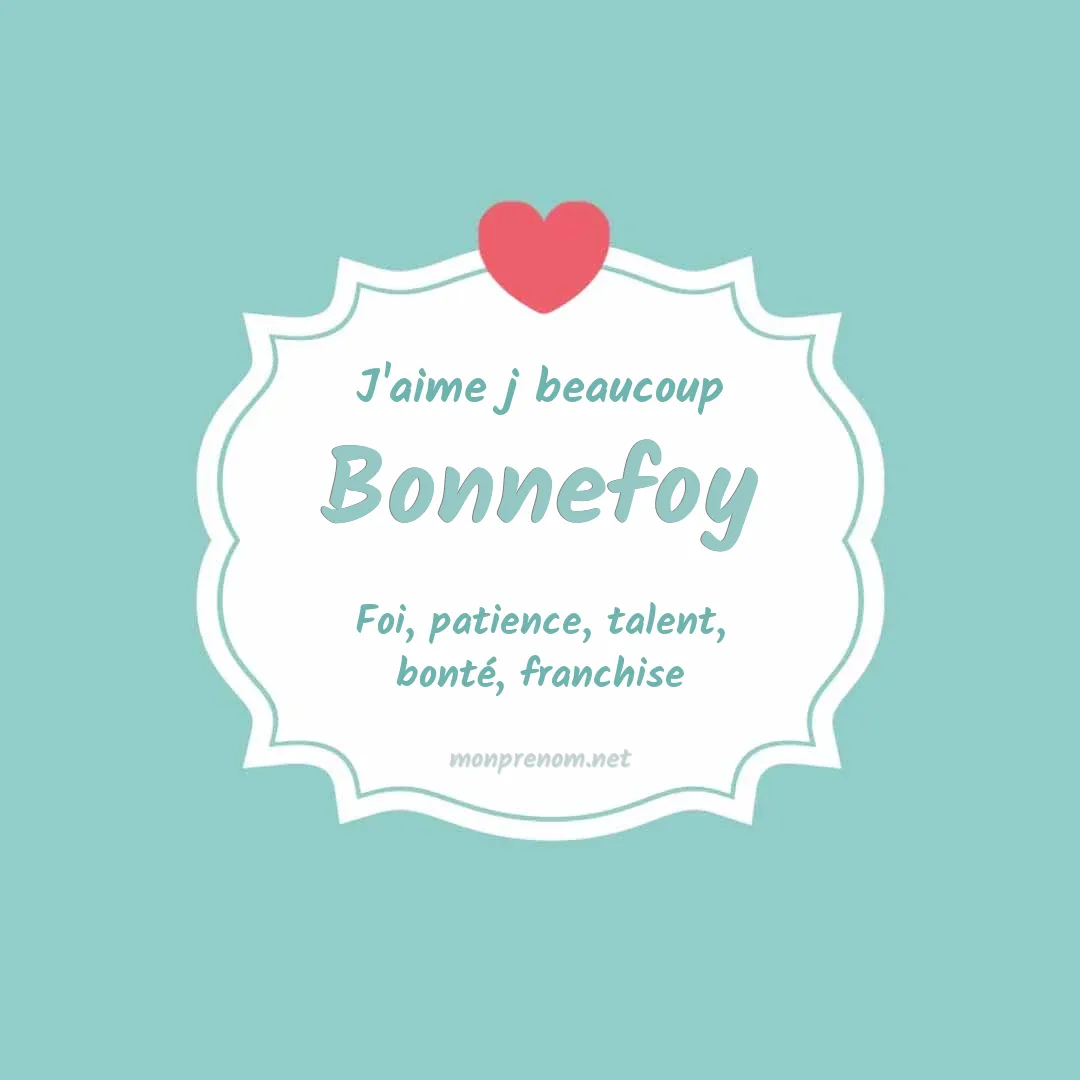 J'aime beaucoup Bonnefoy