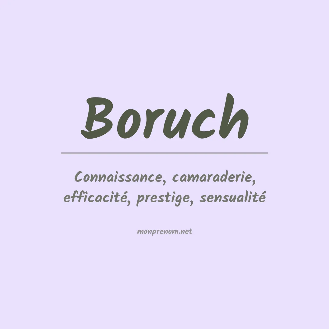 Prénom Boruch