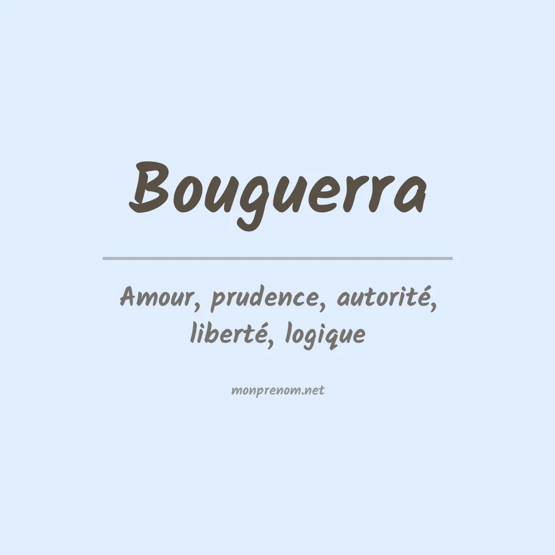 Prénom Bouguerra