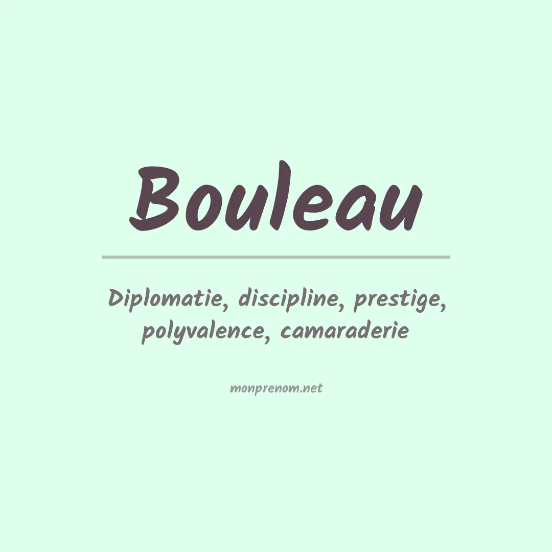 Signification du prénom Bouleau