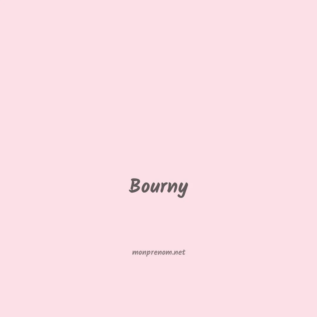 Bourny en chinois