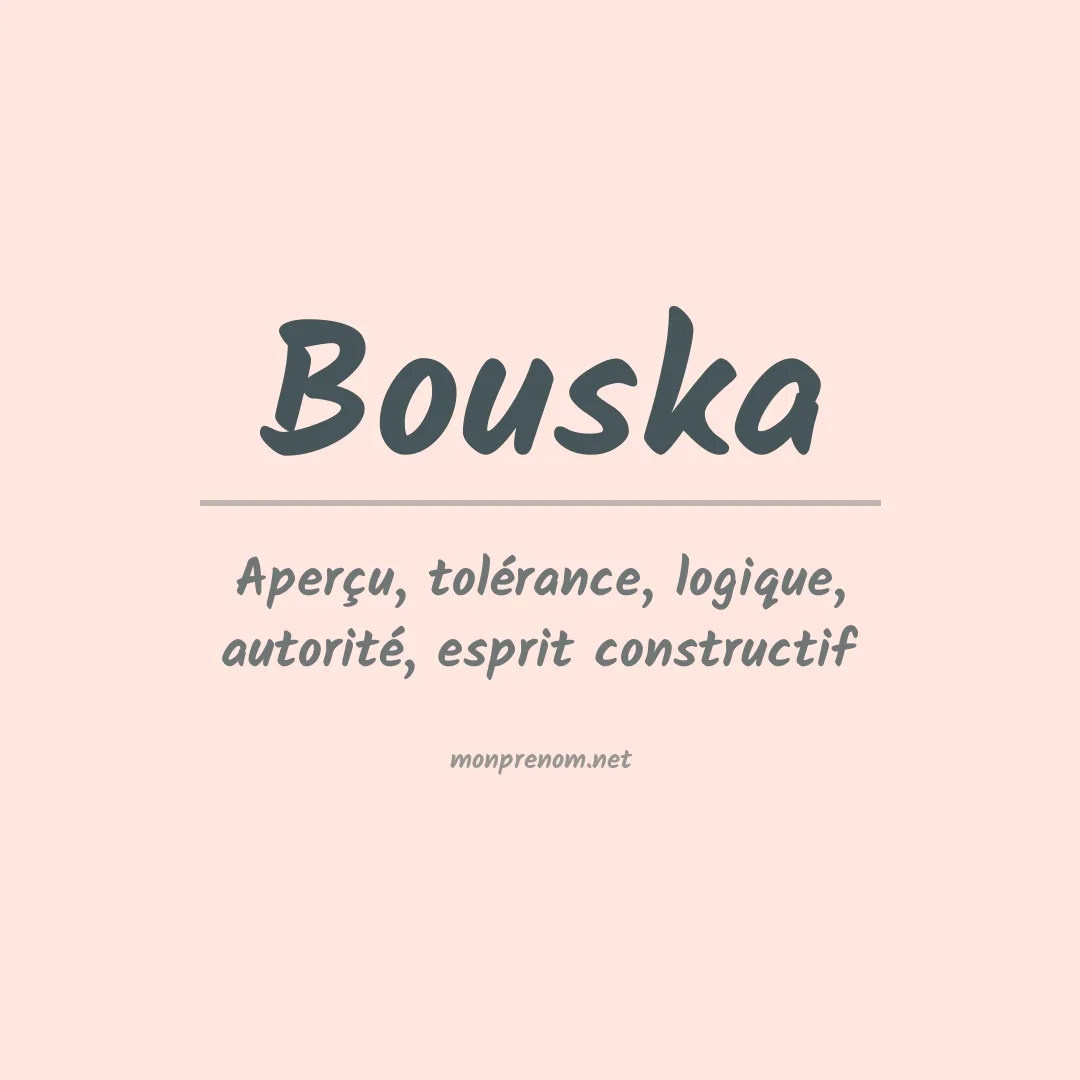 Prénom Bouska