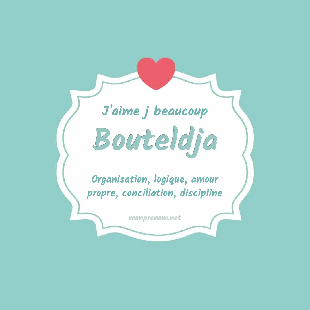 J'aime beaucoup Bouteldja