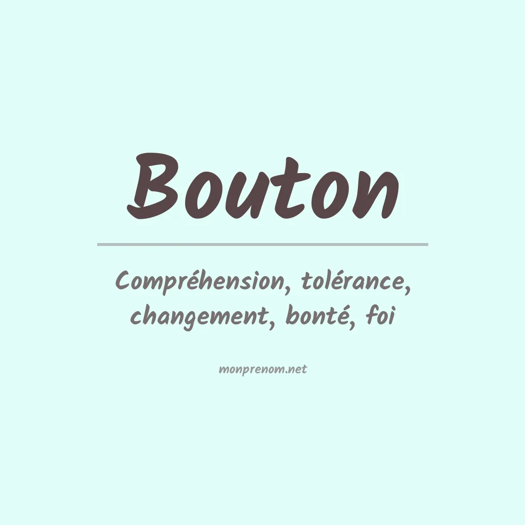 Prénom Bouton