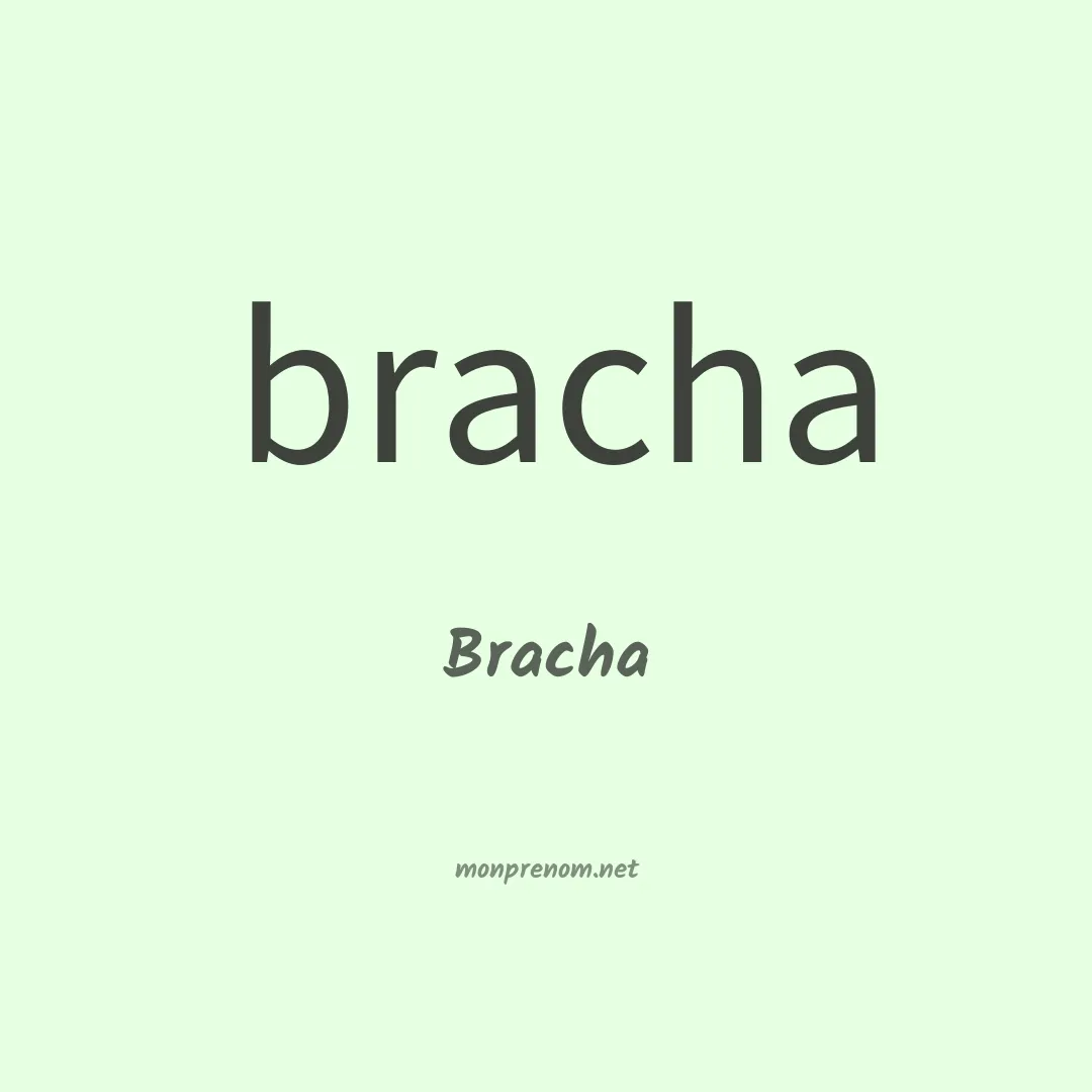 Bracha en chinois