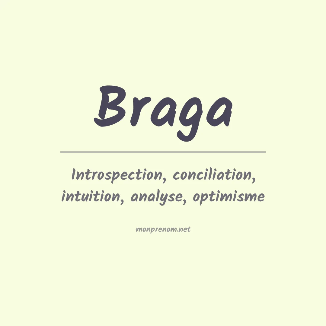 Prénom Braga