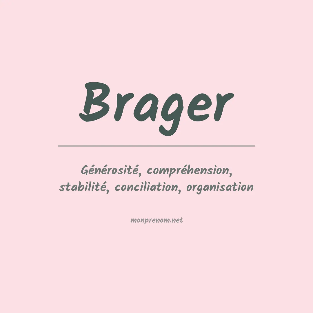 Prénom Brager